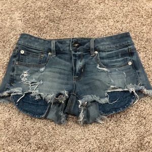 American Eagle Light Denim Shortie